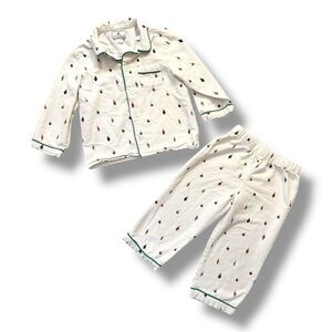 Petite Plume | Twill Christmas Ornament Pajama Set (4) 🎄